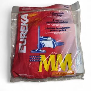 Eureka 60295 Disposable Dust Bags Lot of 3 Genuine Vacuum Bags VTG Cleaning